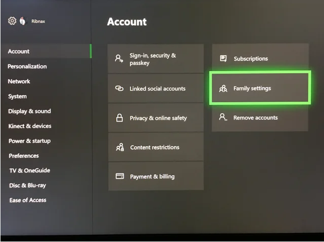 Crea cuentas individuales para tus hijos en Xbox One