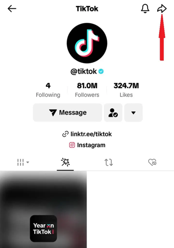 abrir opciones de perfil