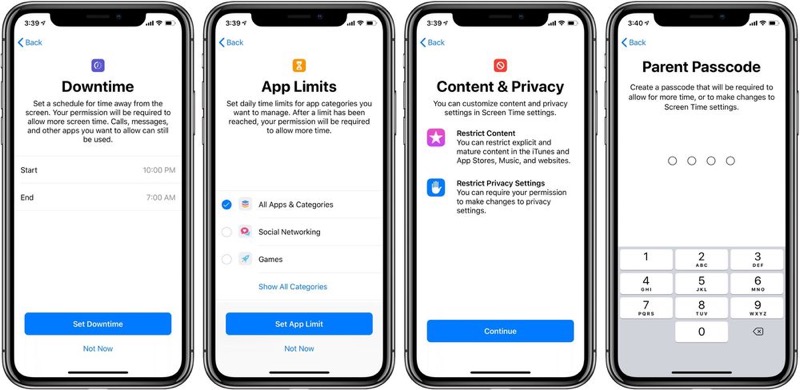 función control parental de iPhone