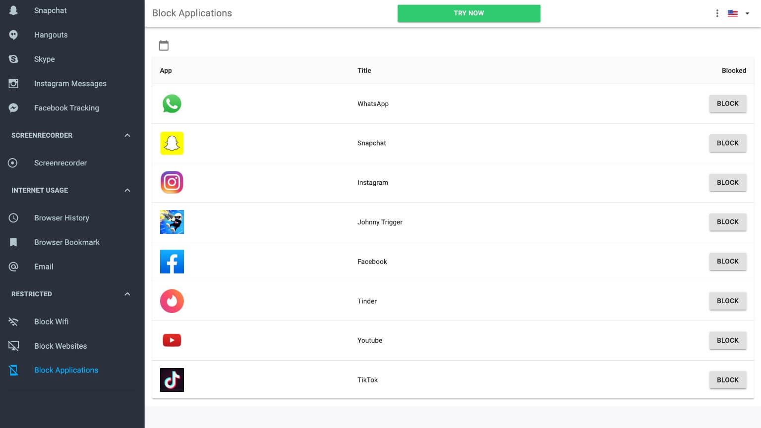 bloquear apps en iPhone con Spyolo