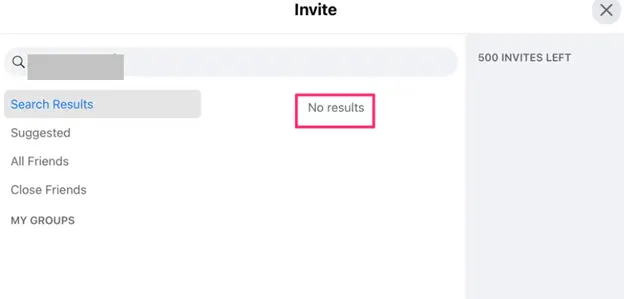 no puedes crear evento en Facebook
